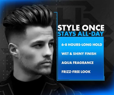 Urbangabru Hair Volumizing Powder Wax (10 Gram) + Hair comb Aqua wax The Alpha Edition (260 ML) - Men's Grooming Combo Kit